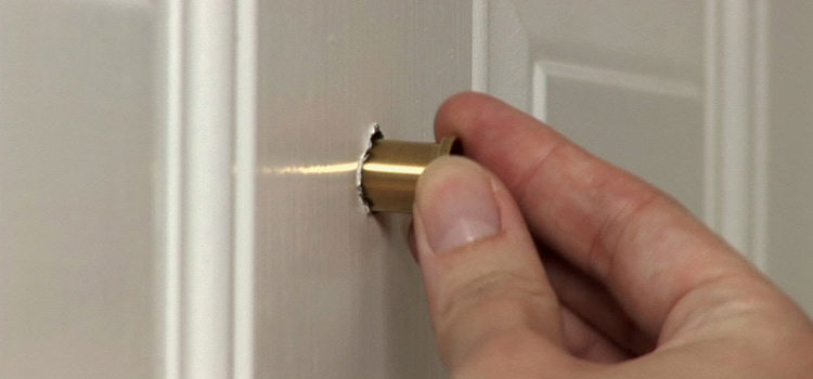 peephole door repair in San Jacinto